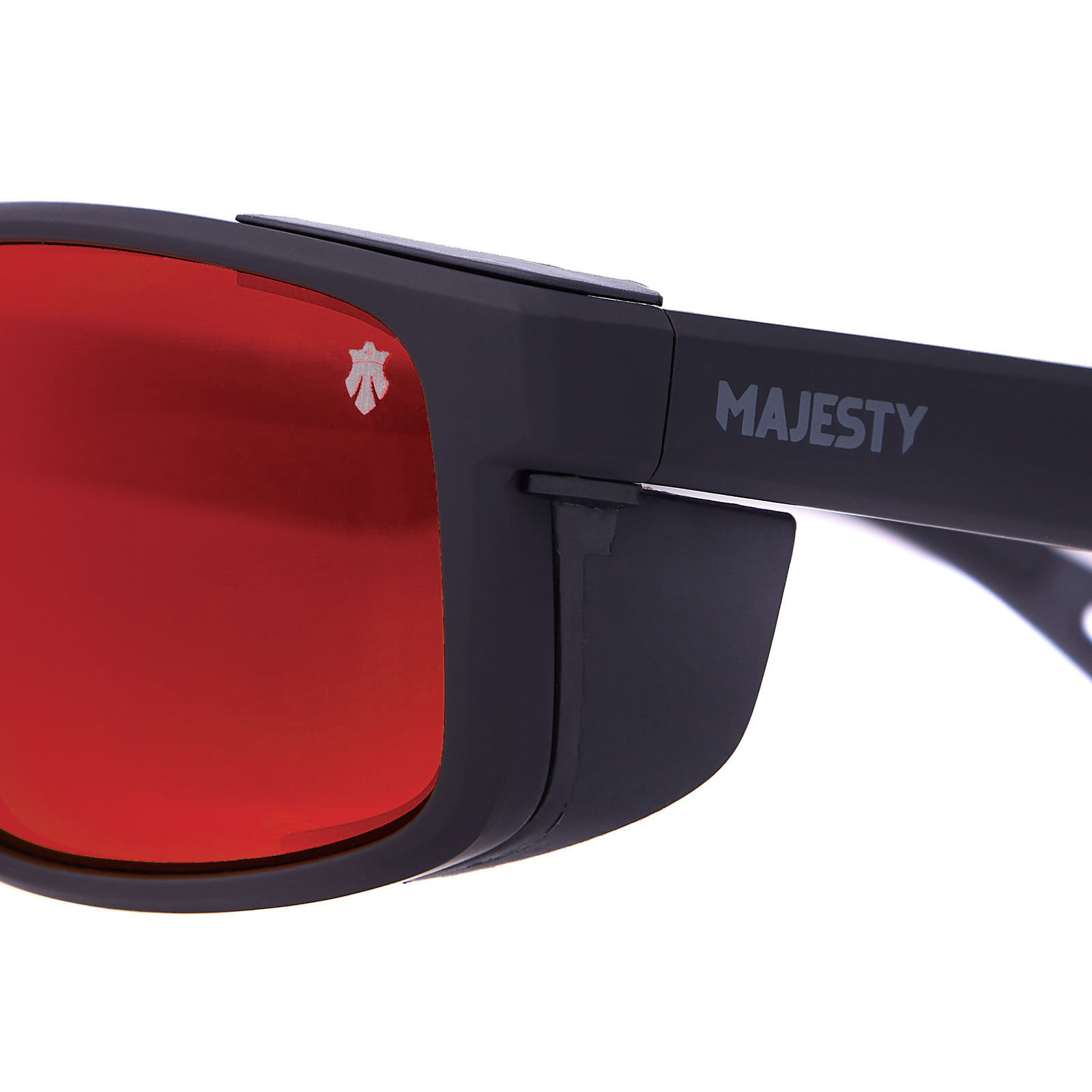 Majesty Vertex matt black/ polarisert red ruby linse — bilde 2